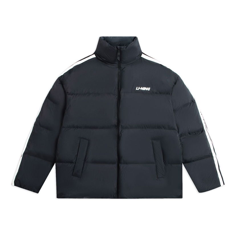 Puhovka Li-Ning Graphic Short Down Jacket Črna | AYMS337-1