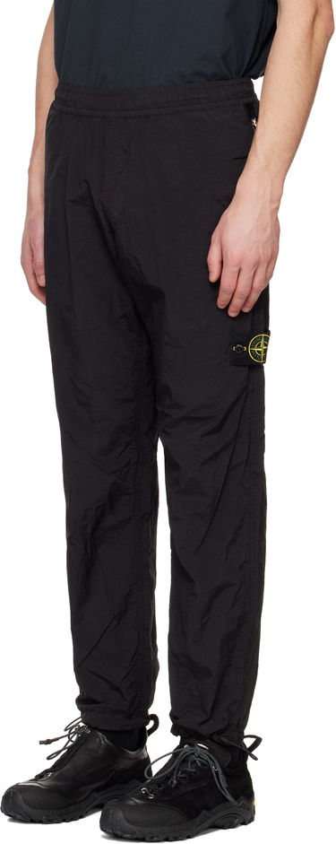Trenirka Stone Island Stone Island Regenerated Nylon Metal ECONYL Sweatpants Črna | K1S15 3100005 S0019, 3