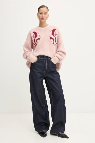 Pleteni pulover Fiorucci Fiorucci Warm Knitted Sweater Roza | U01FMKSW255KN11MU01, 1