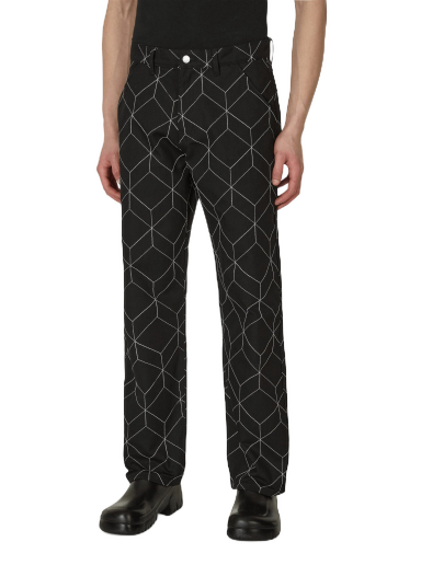 Hlače Pleasures Vocal Utility Pants Črna | P23SP035 BLACK