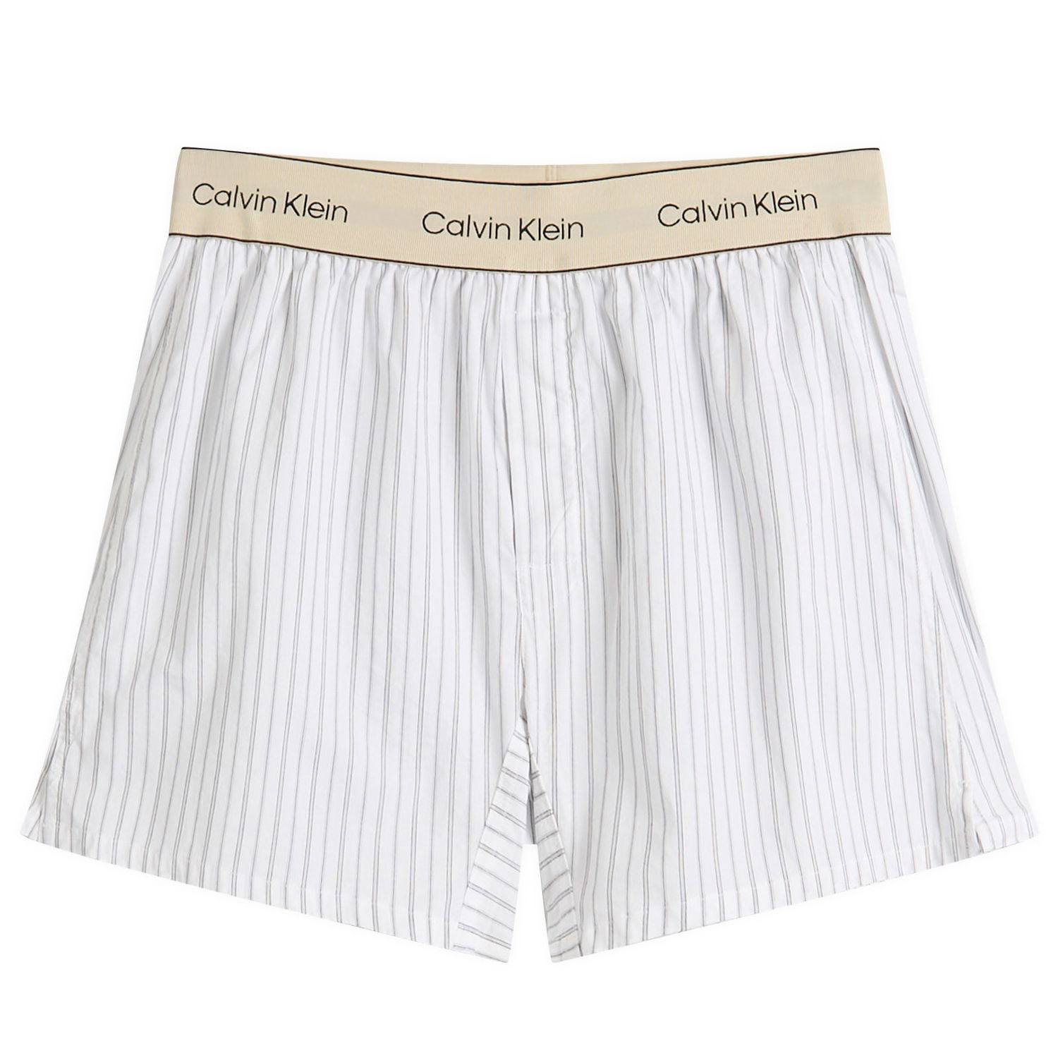 Boksarice CALVIN KLEIN Calvin Klein Cotton Poplin Trad Boxer Shorts, Size Large Bela | LV00NM2945ZEW, 1
