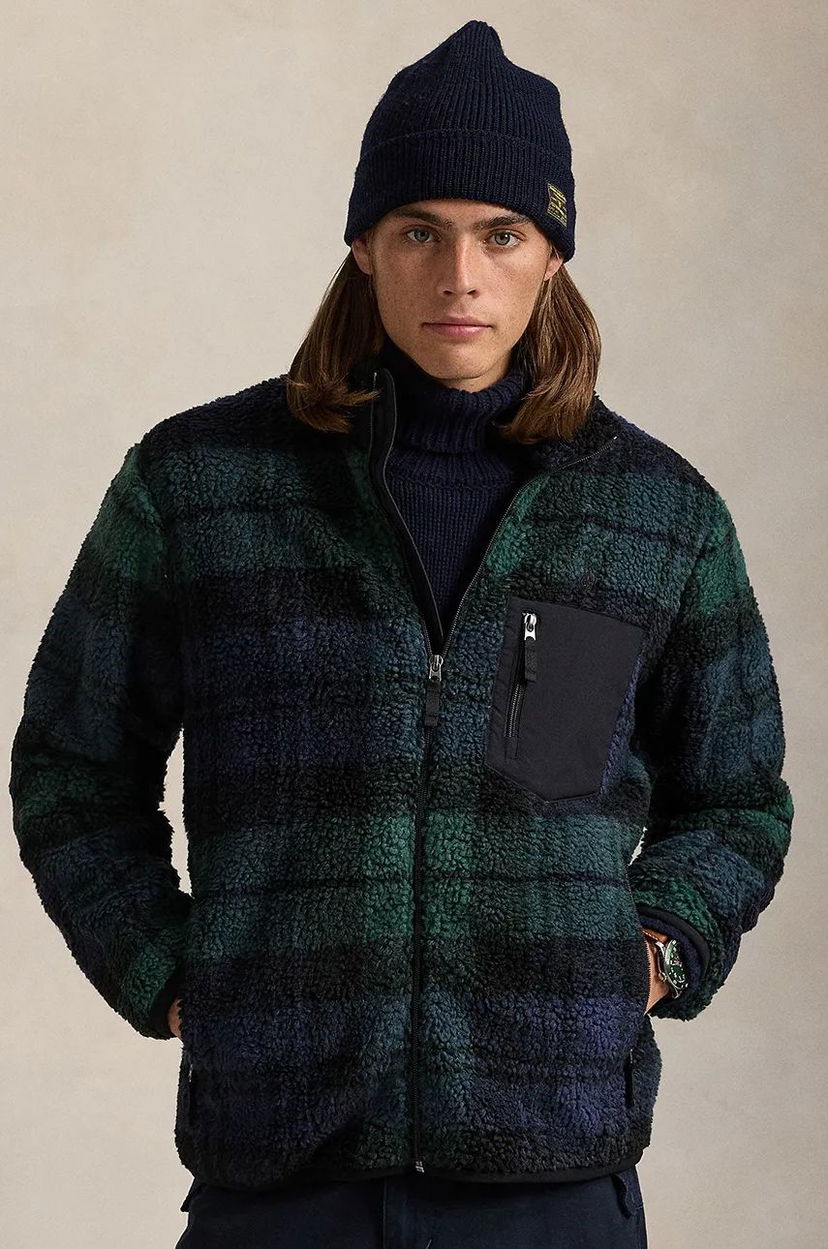 Pulover Polo by Ralph Lauren Blackwatch Fleece Zip-Up Jacket Zelena | 710952222