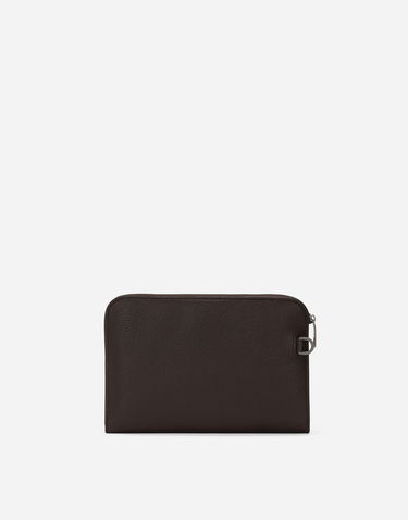 Denarnica Dolce & Gabbana Deerskin Clutch with Wrist Strap Rjava | BM2338A803480076, 3