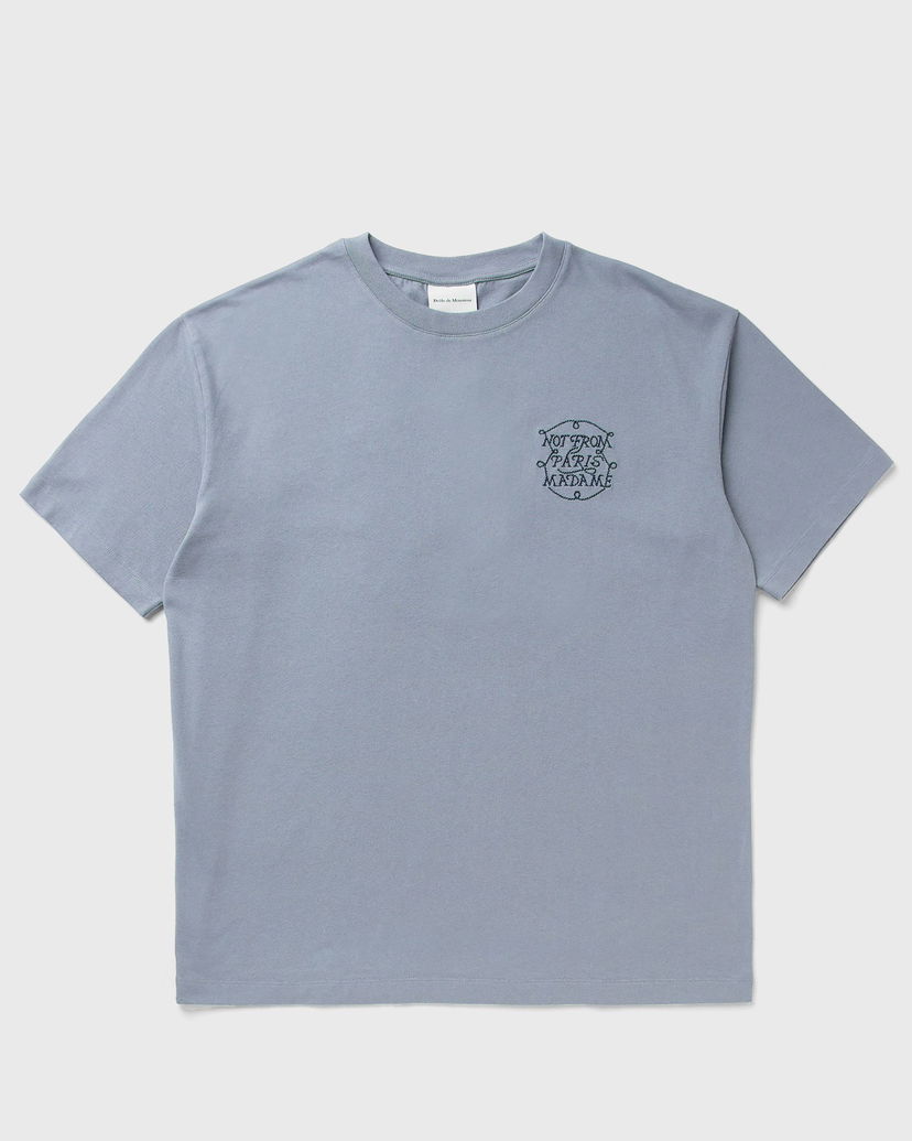 Majica Drôle de Monsieur Slogan T-Shirt Modra | H-TS259-CO134-SLTB