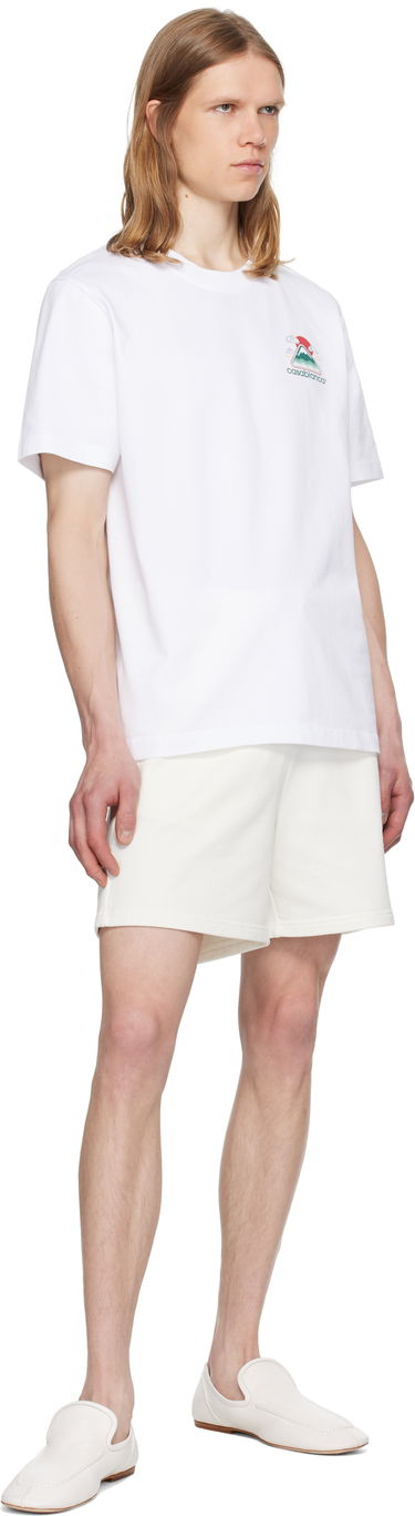 Kratke hlače Casablanca Casablanca 'Casa Way' Mountain Sweat Shorts Bela | MPF25-JTR-003-04, 3