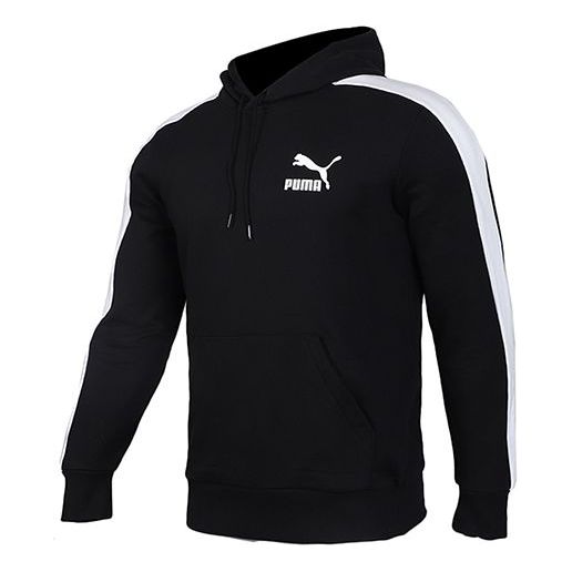 Pulover Puma T7 Hooded Fleece Črna | 595918-01