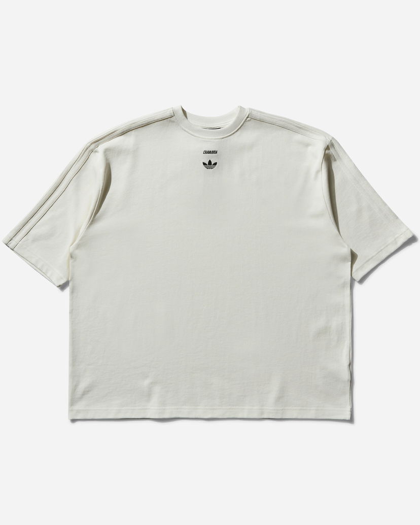 Krop-top adidas Originals Willy Chavarria Signature Tee Bela | JW4053