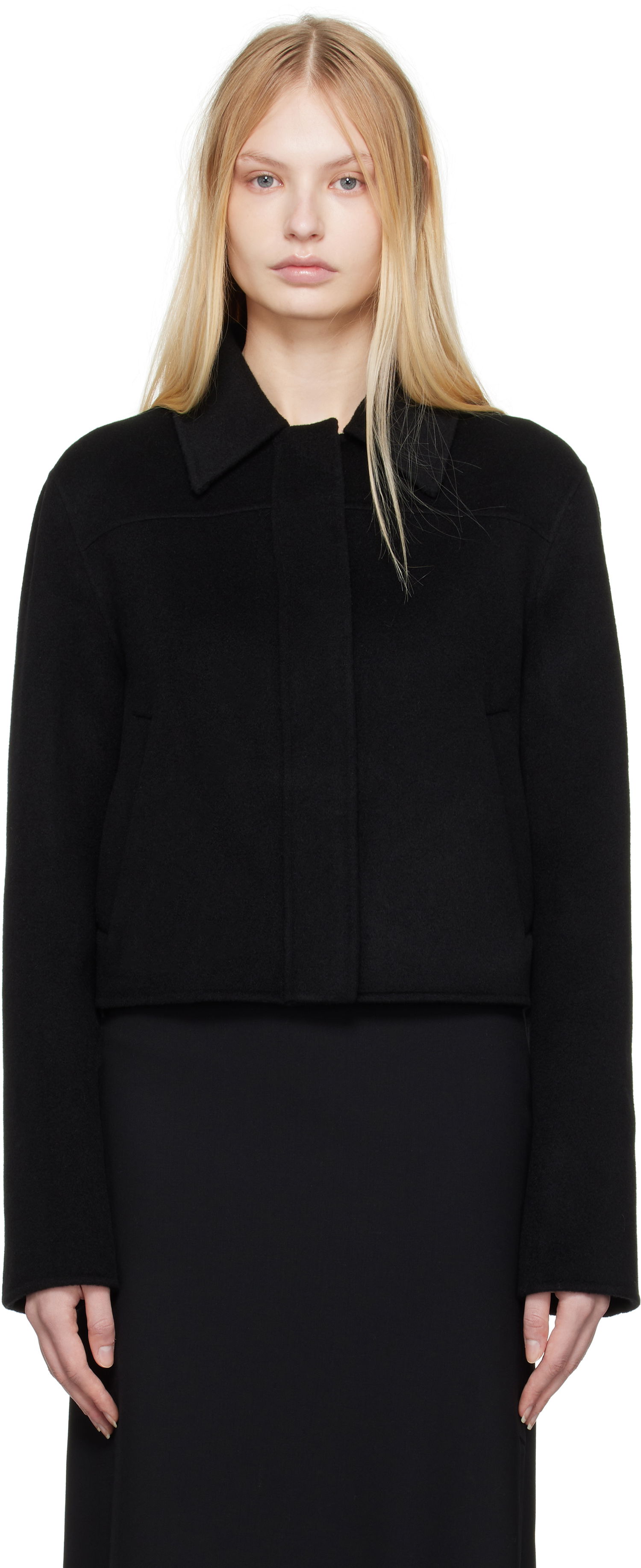 Jakna Loulou de Saison Loulou de Saison Zhanna Wool Jacket Črna | ZHANNA, 0
