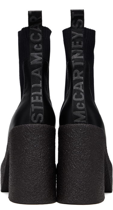 Nogavice Stella McCartney Stella McCartney Skyla Heeled Sock Chelsea Boots Črna | 810440APADE0, 1