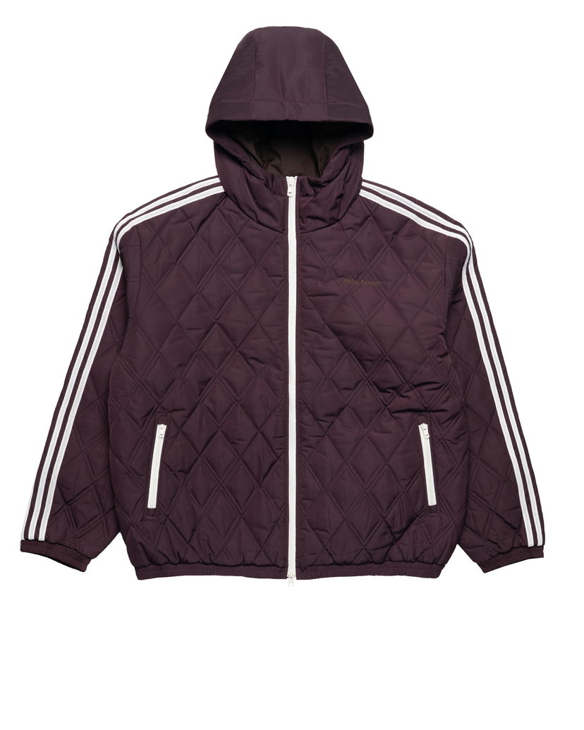 Puhovka adidas Originals Wales Bonner Quilted Hooded Jacket Bordo | KE9956