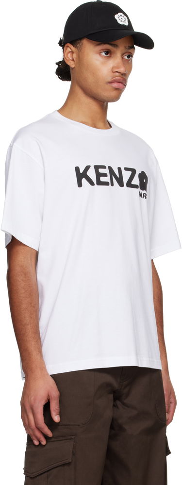 Majica KENZO Oversize T-Shirt With Graphic Print Bela | FF55TS4914SG, 1