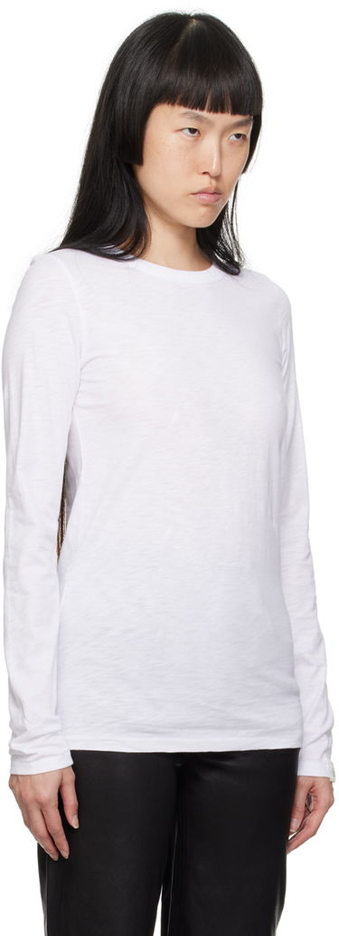 Majica rag & bone 'The Slub' Long Sleeve T-shirt Bela | W275C51CH, 1