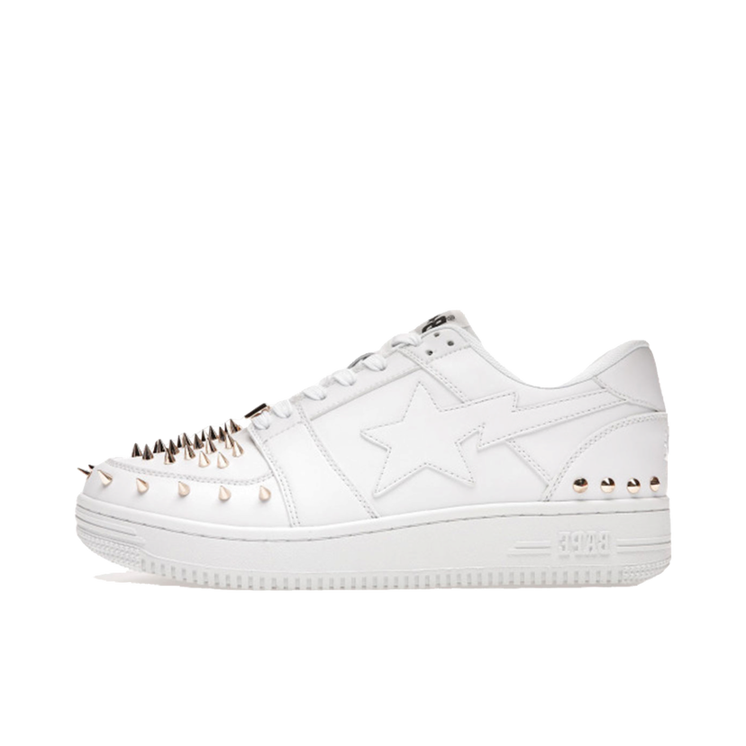 Superge in čevlji BAPE BAPE STA White Gold Studded Bela | 1H20-191-020-WHT