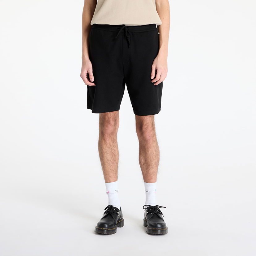 Kratke hlače BOSS Hugo Boss Waffle Shorts Črna | 50535884-001