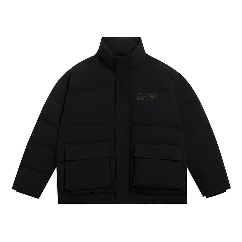 Puhovka Li-Ning Counterflow Logo Down Jacket Črna | AYMS387-1