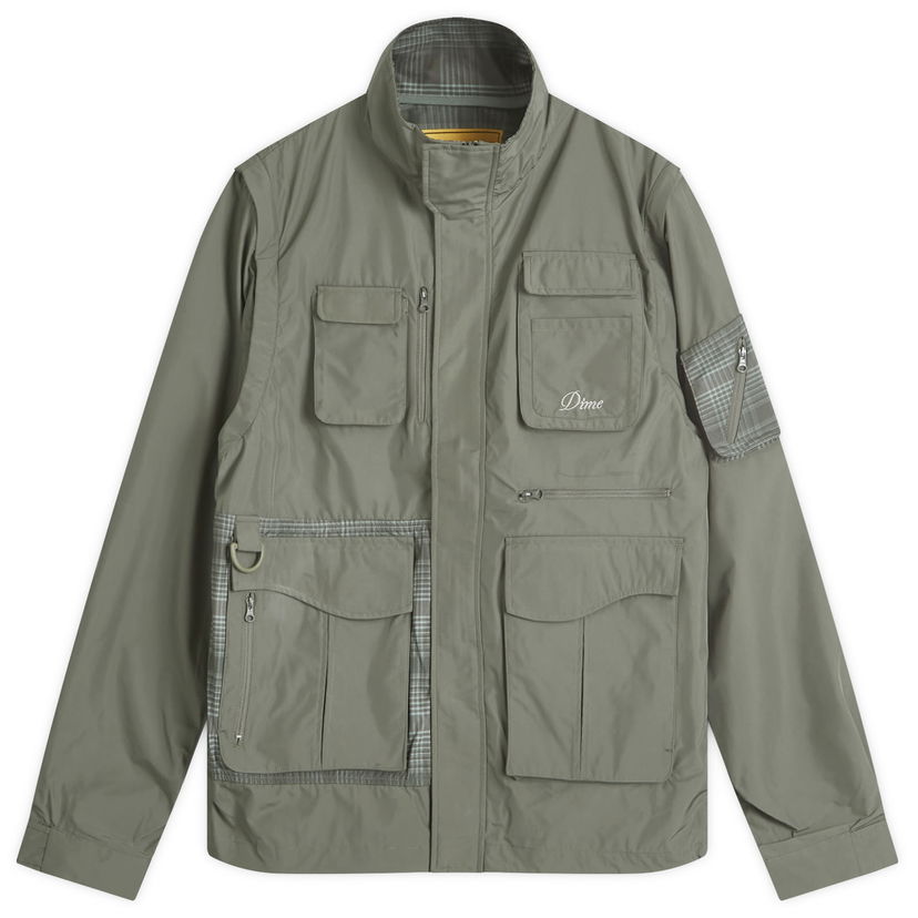 Jakna Dime Zip-Off Fishing Jacket Zelena | DIMEFA241OLI