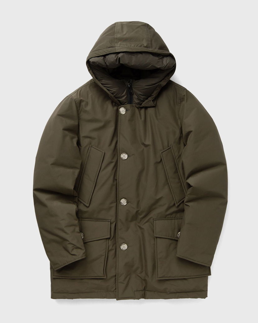 Parka WOOLRICH Arctic Parka with Button Closure and Attached Hood Zelena | CFWOOU0483MRUT0001-DAG