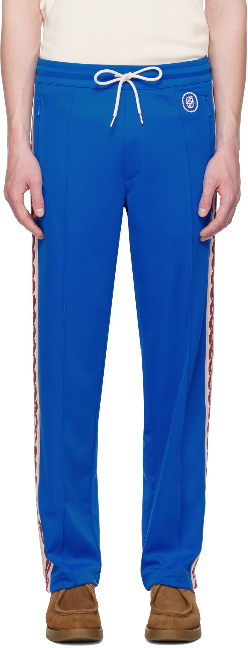 Trenirka Drôle de Monsieur Drole De Monsieur 'Le Track Pants Tresse' Track Pants Modra | G-SP007-PL135-BE