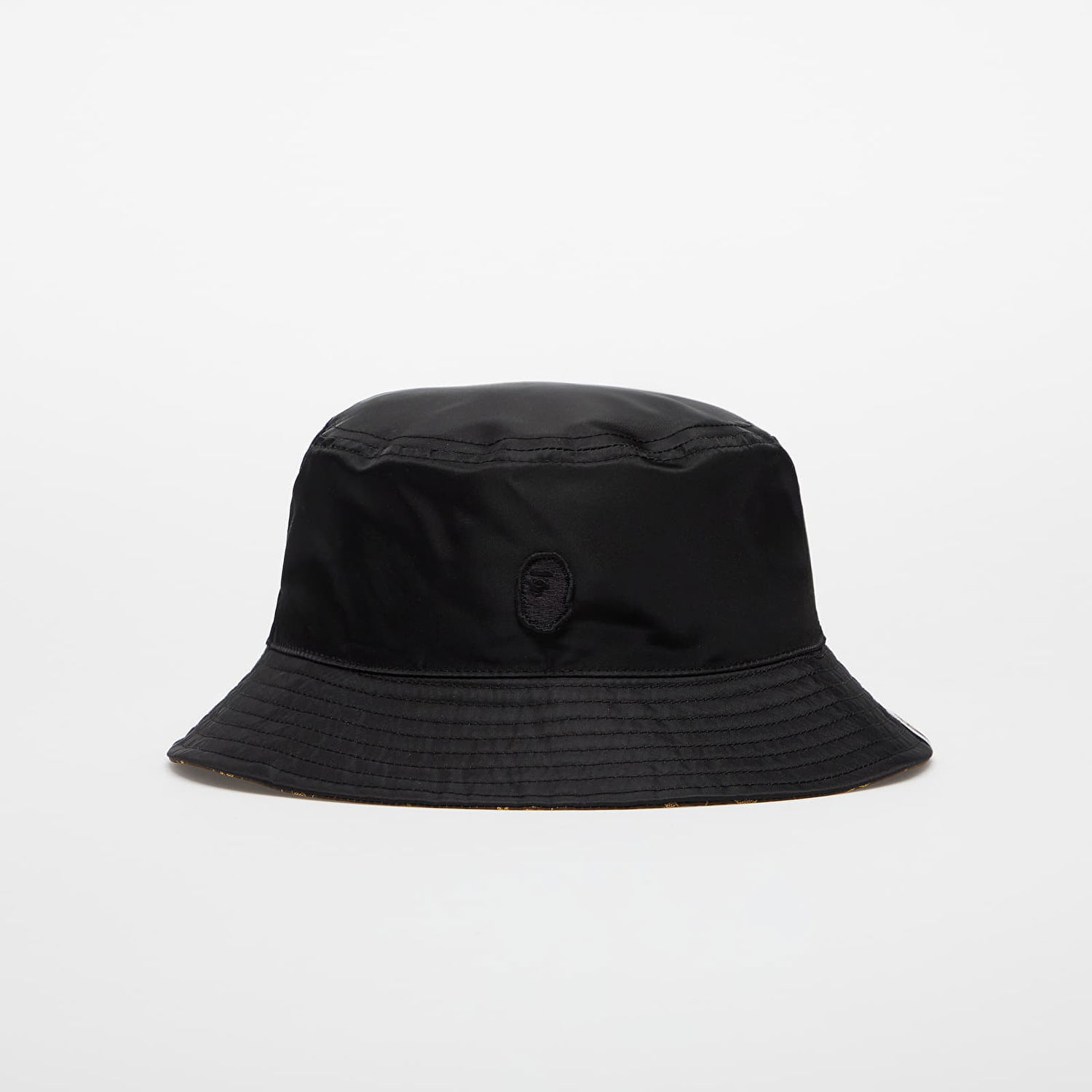 Klobuk BAPE A BATHING APE College Monogram Reversible Bucket Hat Rjava | 001HTL301305MBLK, 1