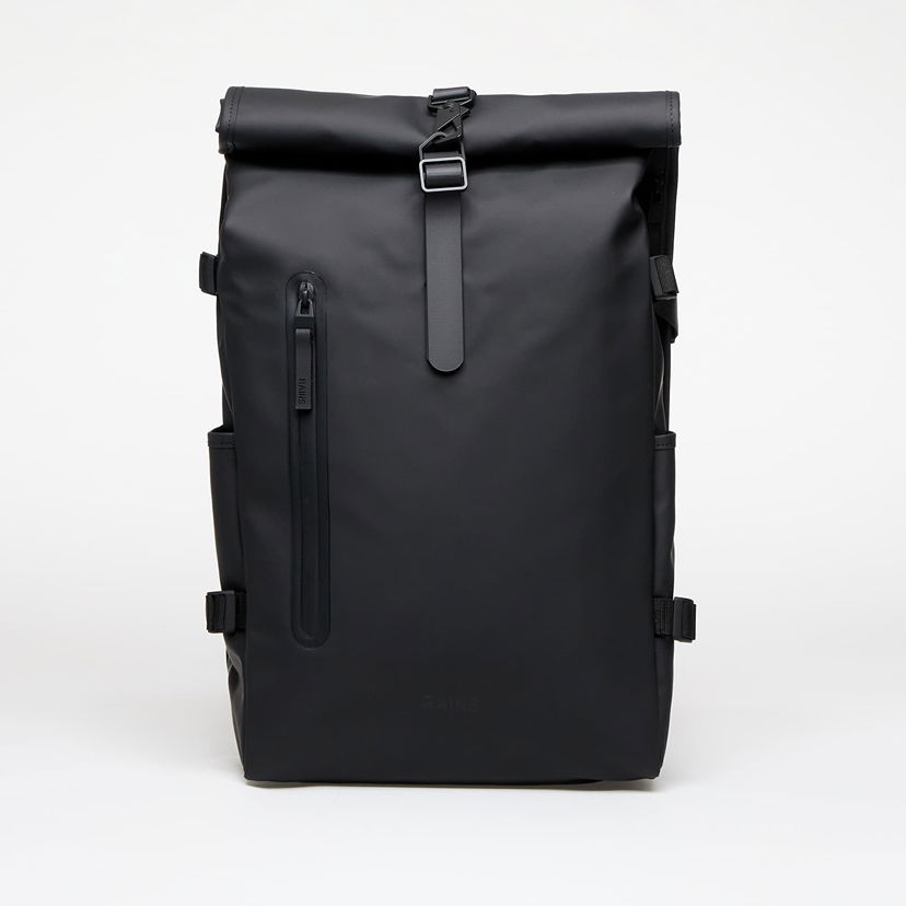 Nahrbtnik Rains Rolltop Rucksack Large W3 Black Črna | 14590 01 Black