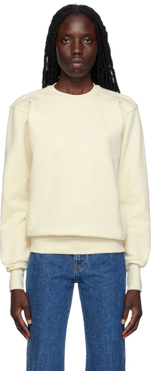 Pleteni pulover TOTEME TOTEME Crewneck Sweatshirt Bež | 233-5068-783