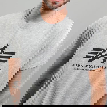 Majica Alpha Industries Basic Tee Siva | 100501 / 17, 2