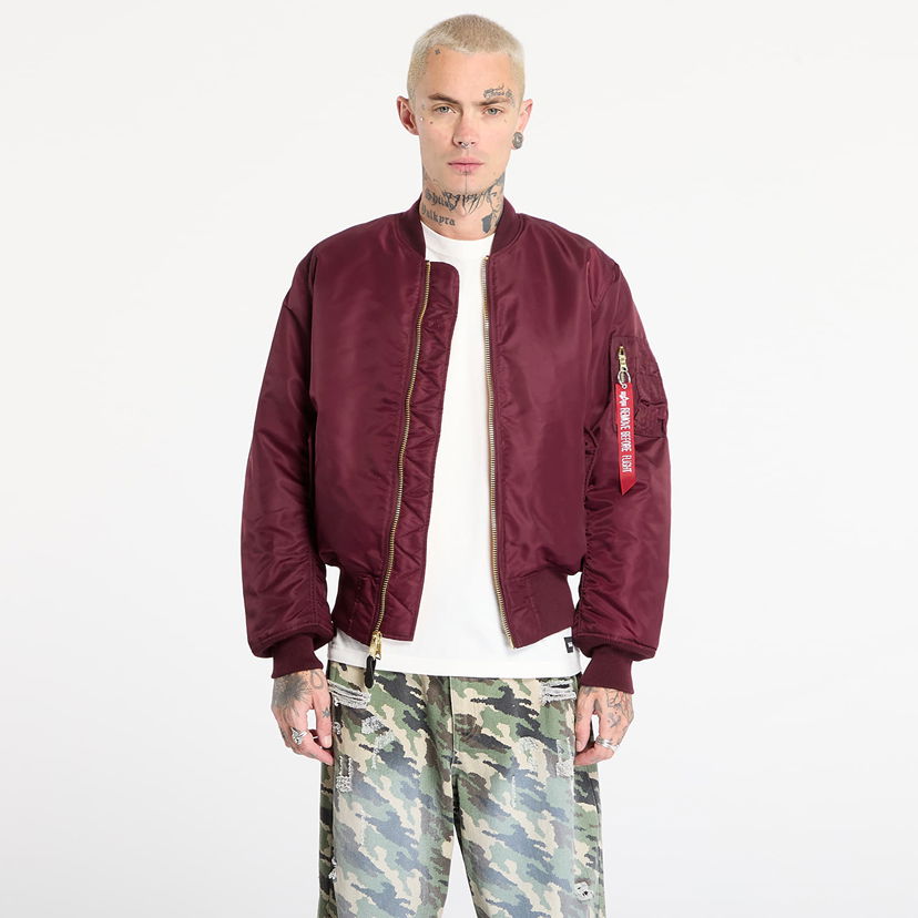 Bomber jakna Alpha Industries MA-1 Heritage Bomber Jacket Bordo | 100101-608