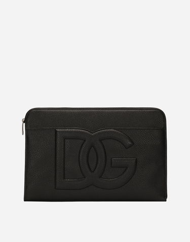 Denarnica Dolce & Gabbana Large Deerskin Clutch Črna | BM2337A803480999, 0