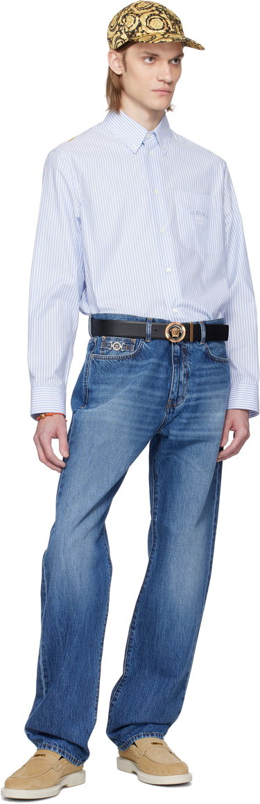 Kavbojke Versace Versace Loose-Fit Jeans Modra | 1017775_1A13585, 3