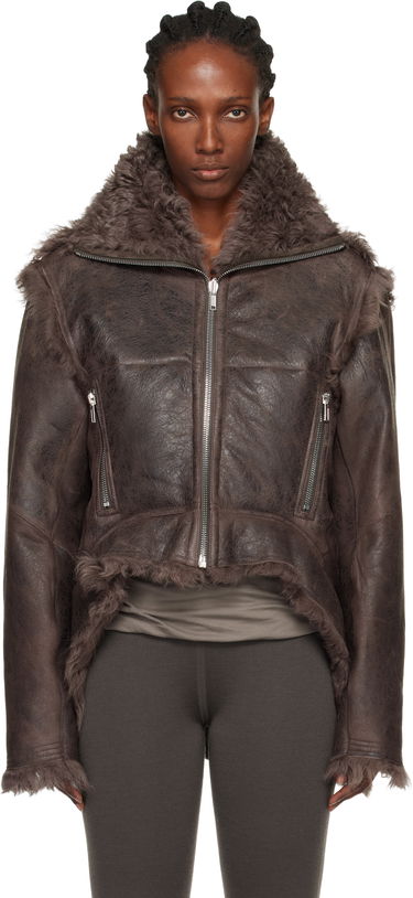 Jakna Rick Owens Concordians Exploder Reversible Shearling Jacket Rjava | RP02E4722 LSHTR, 0
