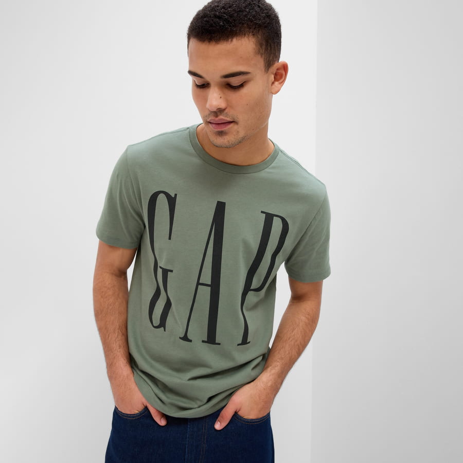 Majica GAP Corp Logo Tee Zelena | 610134-01, 0