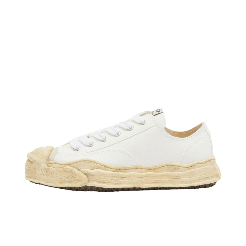 Superge in čevlji Maison MIHARA YASUHIRO Hank Garment Dyed Low Canvas Bela | A13FW733-WH