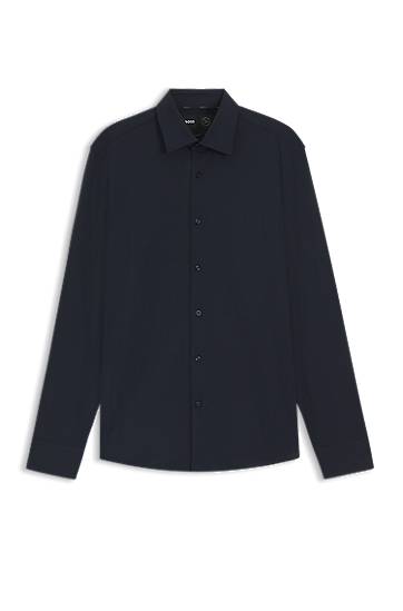 Srajce BOSS Slim Fit Performance Stretch Jersey Shirt Mornarica | 50545163