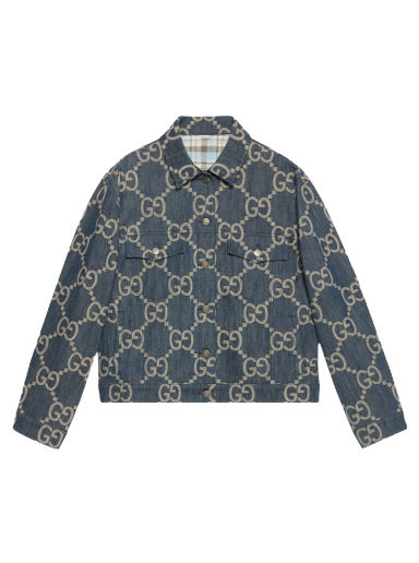 Jakna Gucci GG Denim Jacket Mornarica | 678810 XDBTY 4492
