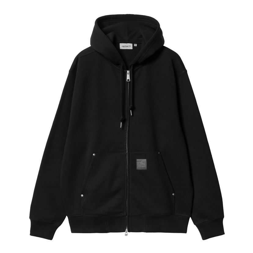 Pulover Carhartt WIP Hooded Eldon Sweat Jacket Črna | I034428_9