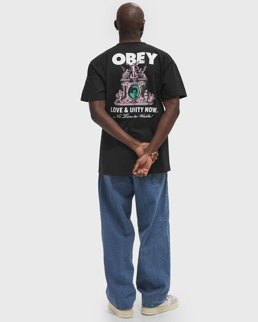 Majica OBEY Love & Unity Now T-Shirt Črna | 165264103-BLK, 2