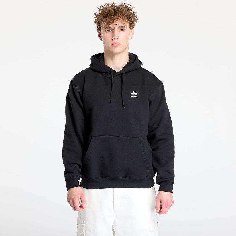 Pulover adidas Originals Adidas Trefoil Essentials Loose Hoodie Črna | JV6056