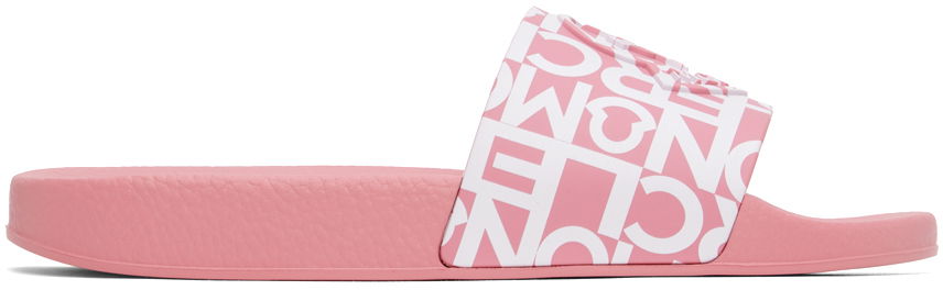 Superge in čevlji Moncler Embossed Slides "Pink" Roza | I109B4C00060M3002, 0