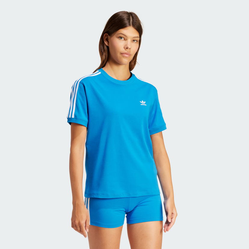 Majica adidas Originals 3-Stripes T-shirt Modra | IR8049