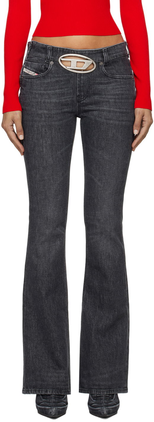 Kavbojke Diesel Bootcut & Flare 1969 D-Ebbey Jeans Črna | A11456 0CKAH, 0