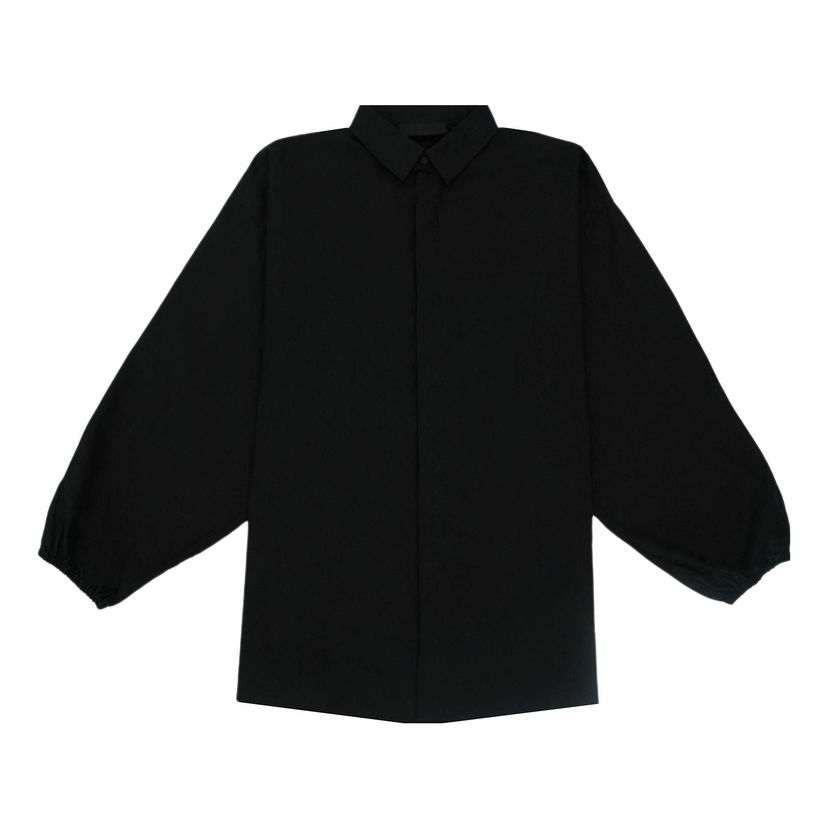 Srajce Fear of God Essentials Button-Down Shirt Črna | 186BT234020F