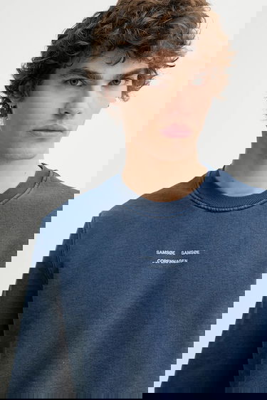 Pulover Samsoe Samsoe Samsoe Samsoe SAMARCUS Sweatshirt Modra | M25200035, 3