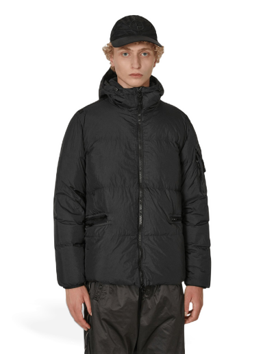 Puhovka Stone Island Crinkle Reps Down Jacket Črna | 771540223-V0029
