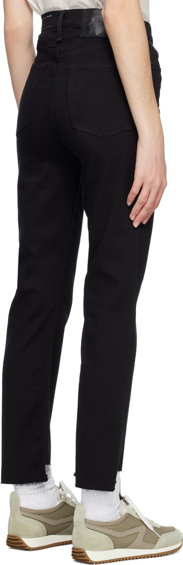 Kavbojke rag & bone Wren Straight Leg Jeans Črna | WDD23S2913N5BN, 2