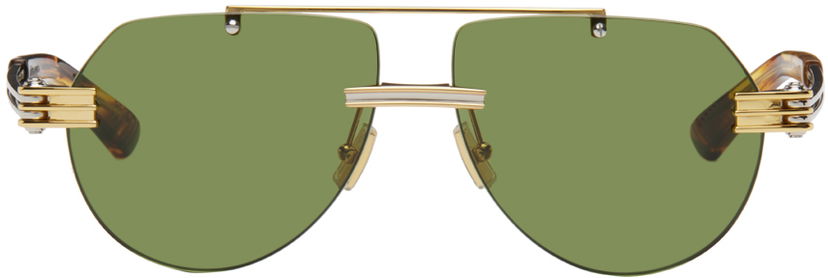 Sončna očala Bottega Veneta Sunglasses BV1342S Kovinski | BV1342S-003