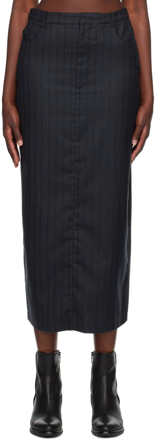 Krila Loulou de Saison Loulou de Saison Vato Maxi Skirt Mornarica | VATO