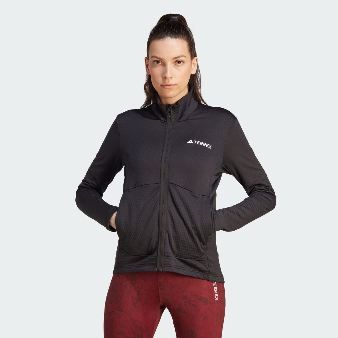 Jakna adidas Performance Terrex Multi Light Fleece Full-Zip Jacket Črna | IB1814, 1