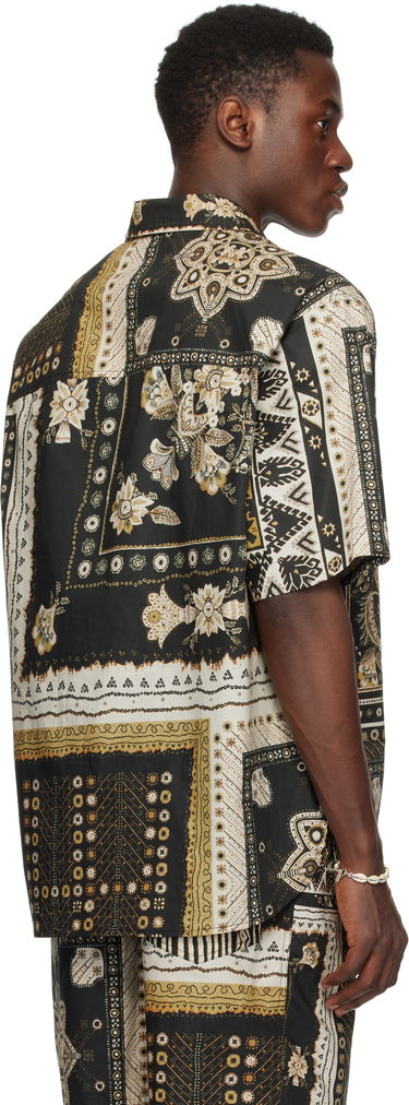 Srajce ISABEL MARANT Isabel Marant Garlonn Patchwork Print Shirt Črna | 25PCH0216HA-C1I09H, 2