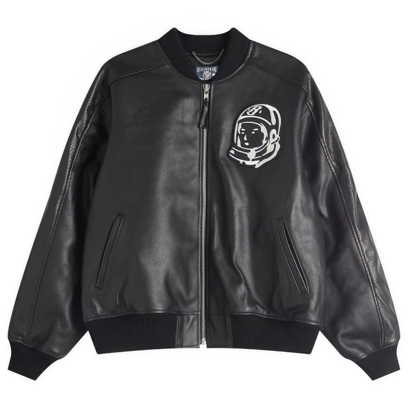Bomber jakna BILLIONAIRE BOYS CLUB Billionaire Boys Club OG Astro Leather Bomber Jacket, Size Large Črna | B25103-BLK