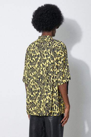 Srajce Fiorucci Fiorucci Banimalier Print Fringed Shirt Rumena | M01FPTSH054VI01YW02, 2
